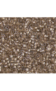 Miyuki delica beads 10/0 - Sparkling light bronze lined crystal DBM-907